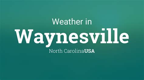 waynesville nc weather radar live